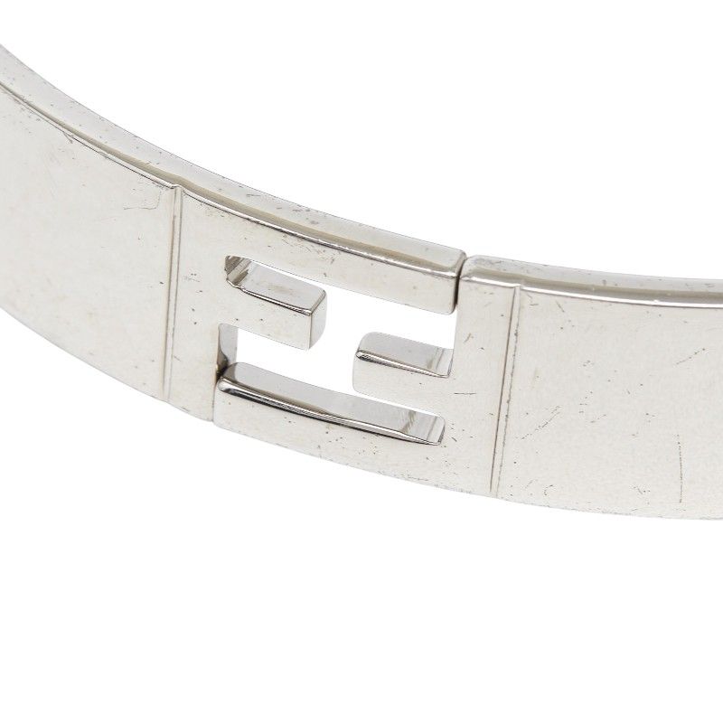 Fendi FF Logo M Silver Metal 1- Bracelet — view 3