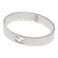 Fendi FF Logo M Silver Metal 1- Bracelet