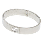Fendi FF Logo M Silver Metal 1- Bracelet