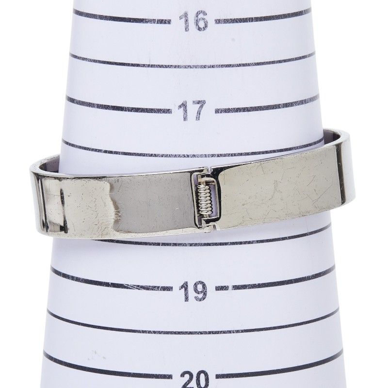 Fendi FF Logo M Silver Metal 1- Bracelet — view 6