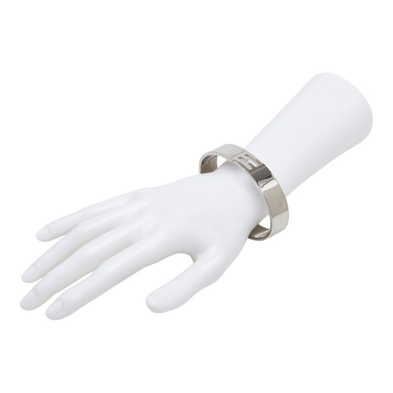 Fendi FF Logo M Silver Metal 1- Bracelet — view 7