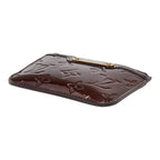 Louis Vuitton Monogram Vernis Pochette Cles NM Coin Case Amaranth Purple Patent — view 4