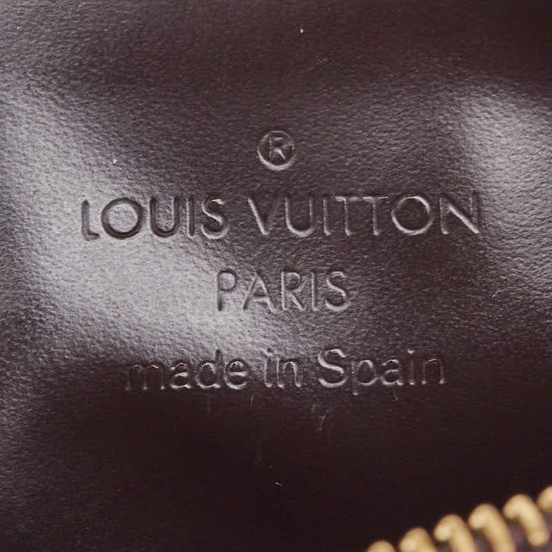 Louis Vuitton Monogram Vernis Pochette Cles NM Coin Case Amaranth Purple Patent — view 7