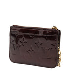 Louis Vuitton Monogram Vernis Pochette Cles NM Coin Case Amaranth Purple Patent — view 2