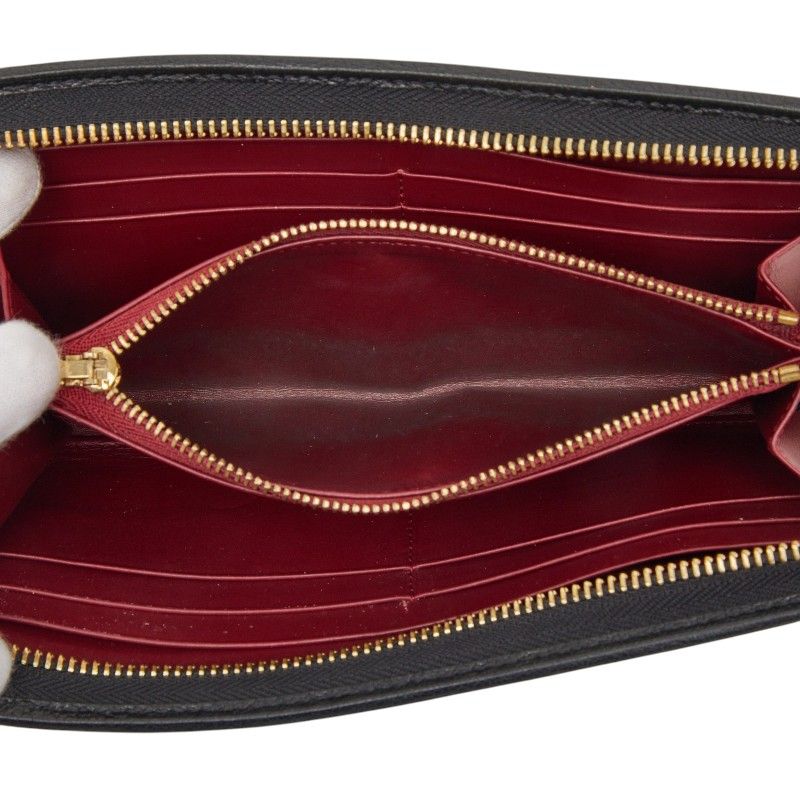 Loewe Anagram Wallet Black Leather — view 6