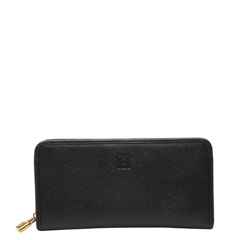 Loewe Anagram Wallet Black Leather