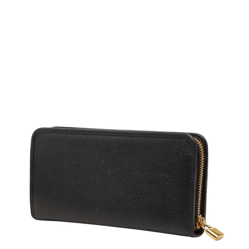 Loewe Anagram Wallet Black Leather — view 2