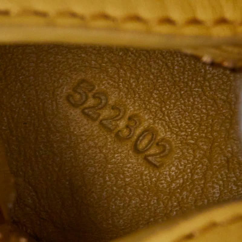 Loewe Animal Bunny Bag Charm Coin Case Yellow Leather — view 6