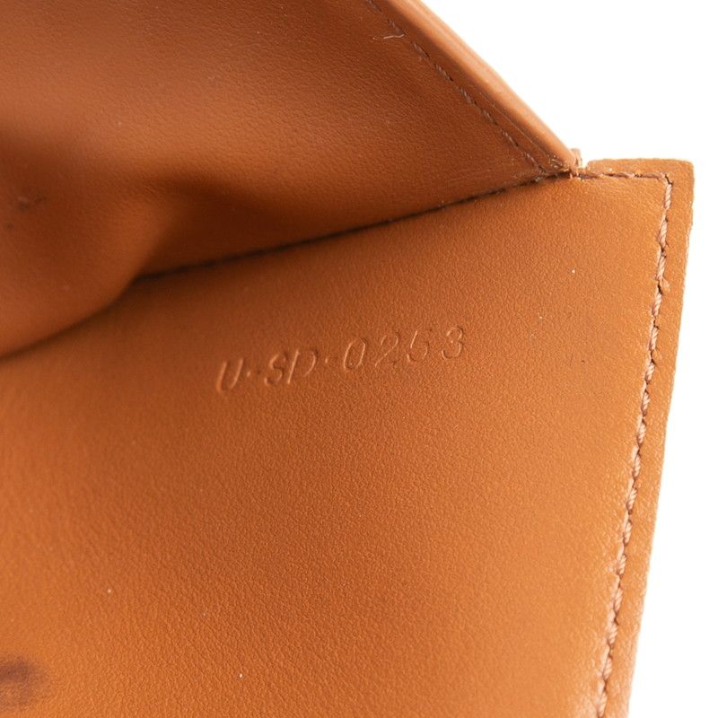 Celine Triomphe Small Flap Wallet Ivory Leather — view 7