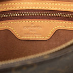 Louis Vuitton Monogram Cabas Piano Tote Shoulder Bag Brown Leather — view 5