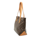 Louis Vuitton Monogram Cabas Piano Tote Shoulder Bag Brown Leather — view 2