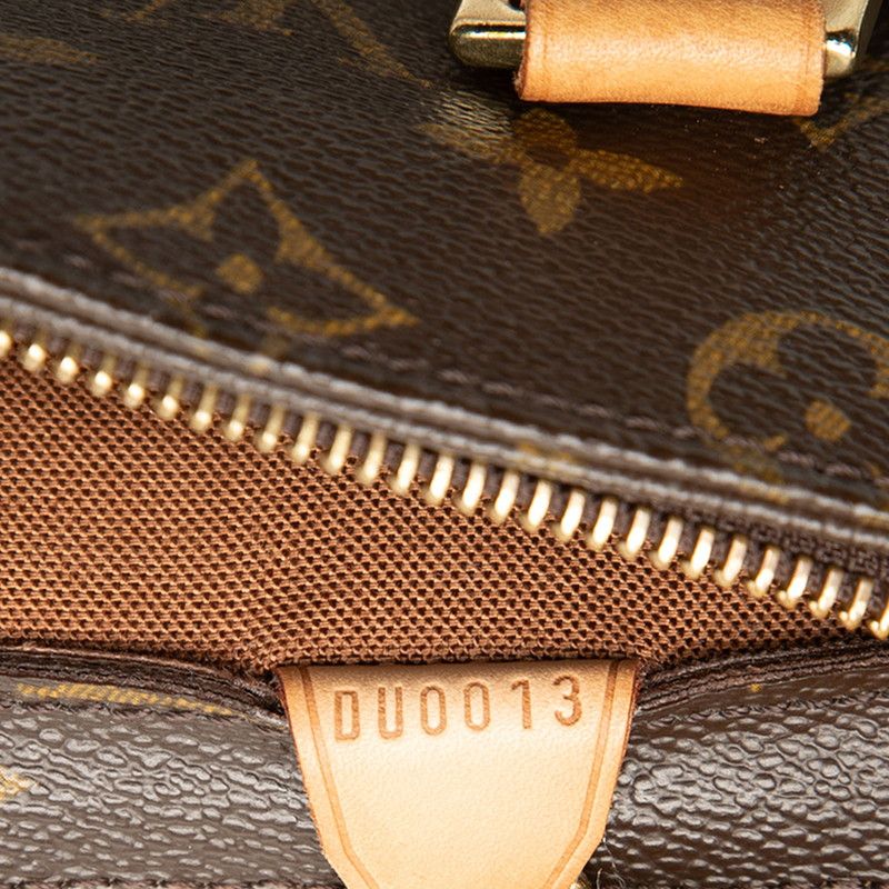Louis Vuitton Monogram Cabas Piano Tote Shoulder Bag Brown Leather — view 6