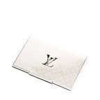 Louis Vuitton Card Holder Chien Zelise Case Business Silver Metal