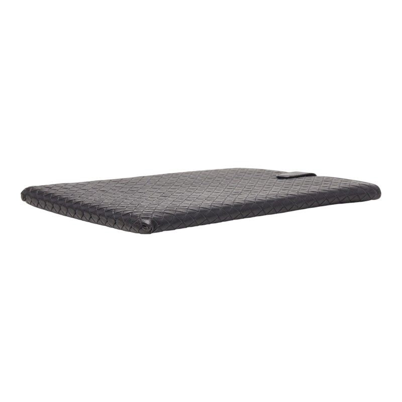 Bottega Veneta Intrecciato Tablet iPad Case Black Leather — view 4