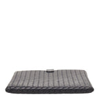 Bottega Veneta Intrecciato Tablet iPad Case Black Leather — view 3