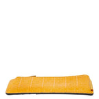 Loewe Repeat Anagram Coin Case Yellow Mandarin Orange Leather — view 3