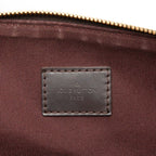 Louis Vuitton Damier Jena Tote Shoulder Bag Brown Leather — view 5