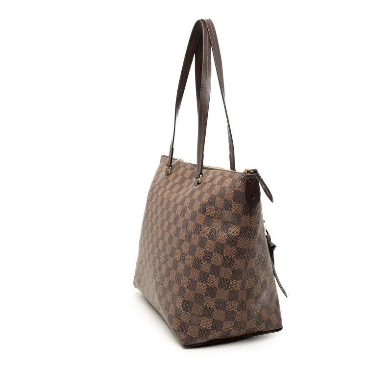 Louis Vuitton Damier Jena Tote Shoulder Bag Brown Leather — view 2