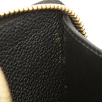 Louis Vuitton Monogram Empreinte Clemence Zip Around Wallet Noir Black Leather — view 5