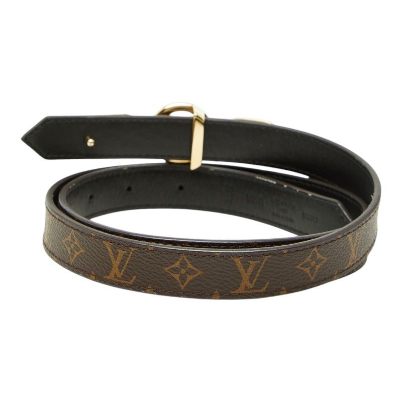 Louis Vuitton LV Circle Prime 20 Buckle Belt 80/32 Brown — view 3