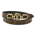 Louis Vuitton LV Circle Prime 20 Buckle Belt 80/32 Brown