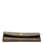 Louis Vuitton Monogram Multicles 4 Key Case Brown Leather 1- Key Holder — view 3