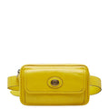 Gucci Interlocking Waist Bag / Yellow / Leather /