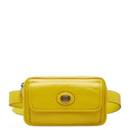 Gucci Interlocking Waist Bag / Yellow / Leather /