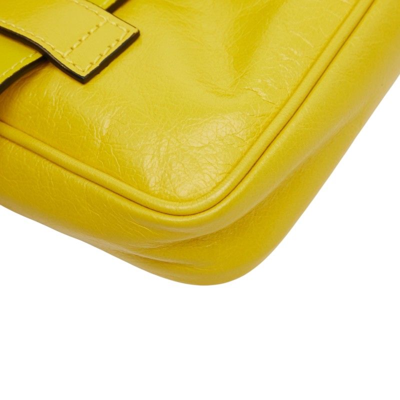 Gucci Interlocking Waist Bag / Yellow / Leather / — view 8