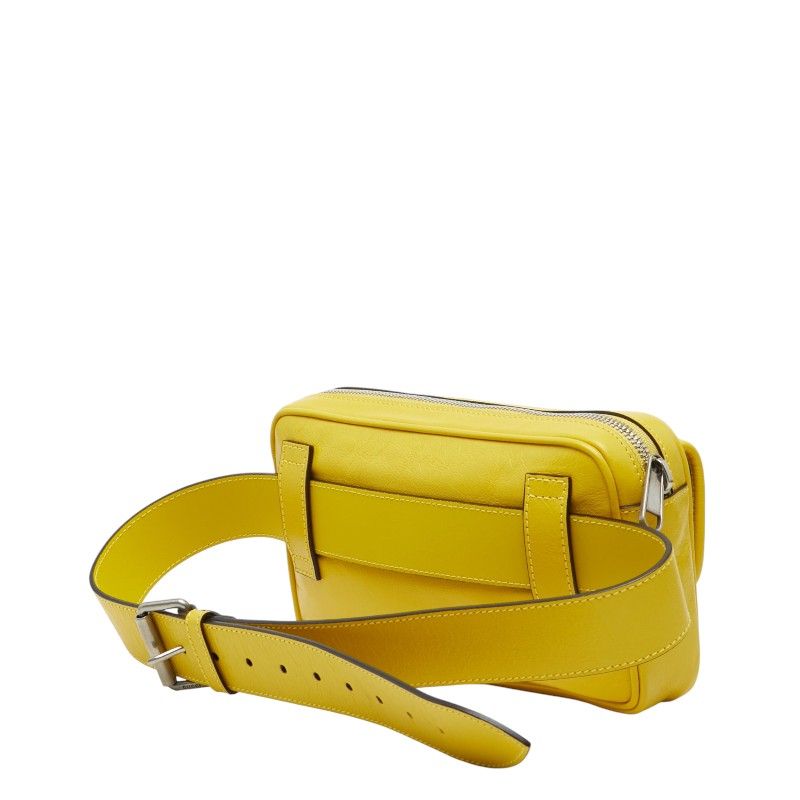 Gucci Interlocking Waist Bag / Yellow / Leather / — view 2