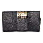 Gucci GG Canvas Logo Plate Key Case Black 1- Key Holder — view 6