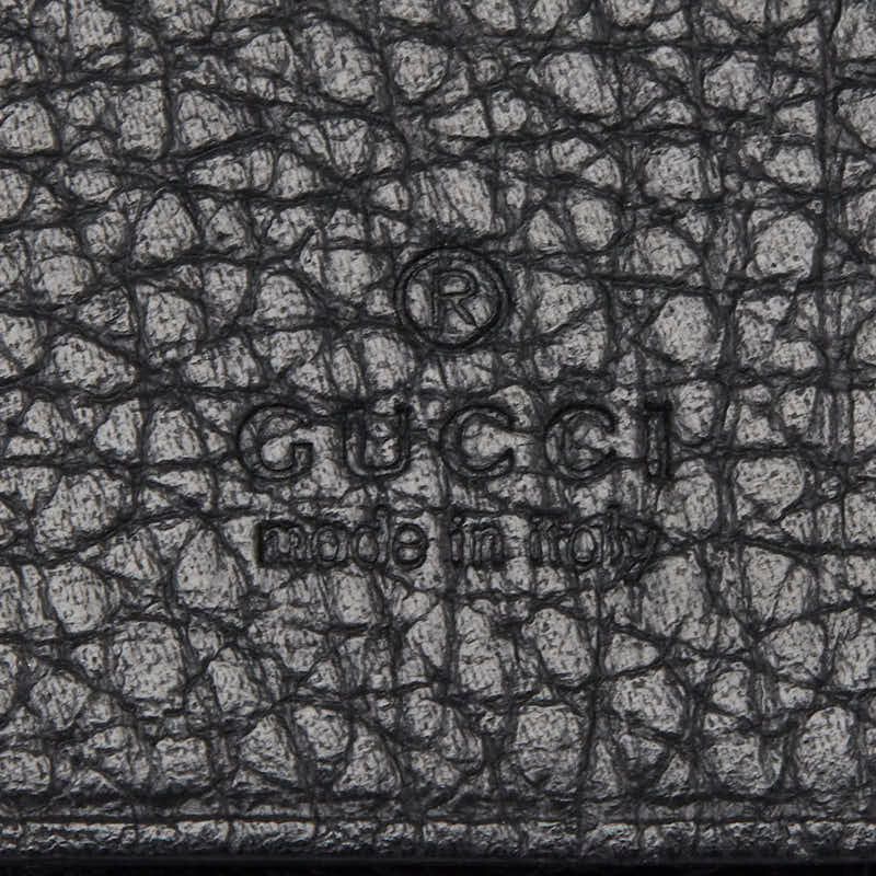 Gucci Double Key Case Black Leather 1- Key Holder — view 8