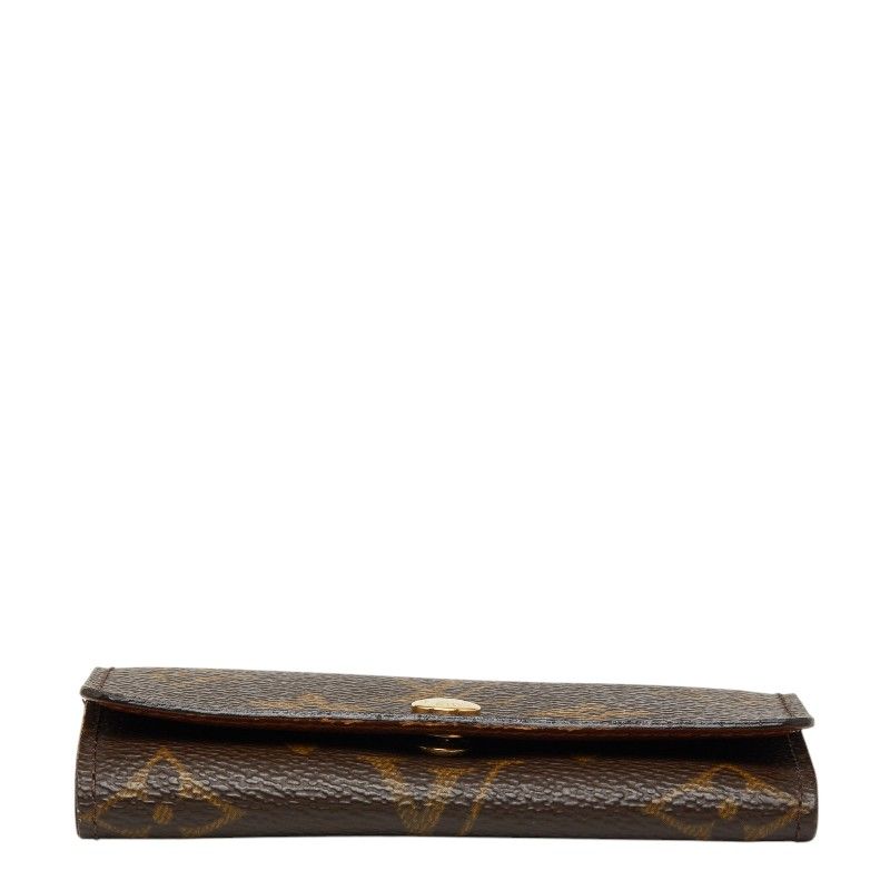 Louis Vuitton Monogram Multicles 4 Key Case Brown Leather 1- Key Holder — view 3