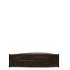 Louis Vuitton Monogram Sac Plat Tote Brown Leather — view 3