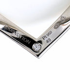 Louis Vuitton Diamond Ring Platinum Pave — view 6