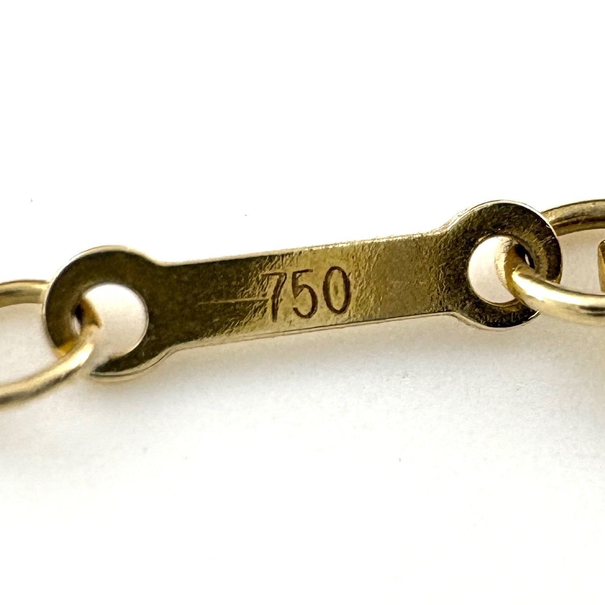 Tiffany & Co by the Yard Necklace YG Yellow Gold Pendant Diamond Elsa Peretti — view 7