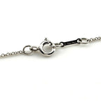 Tiffany & Co Loving Heart Diamond Necklace Silver Pendant Pave — view 5