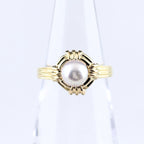Tiffany & Co Pearl Ring YG Yellow Gold