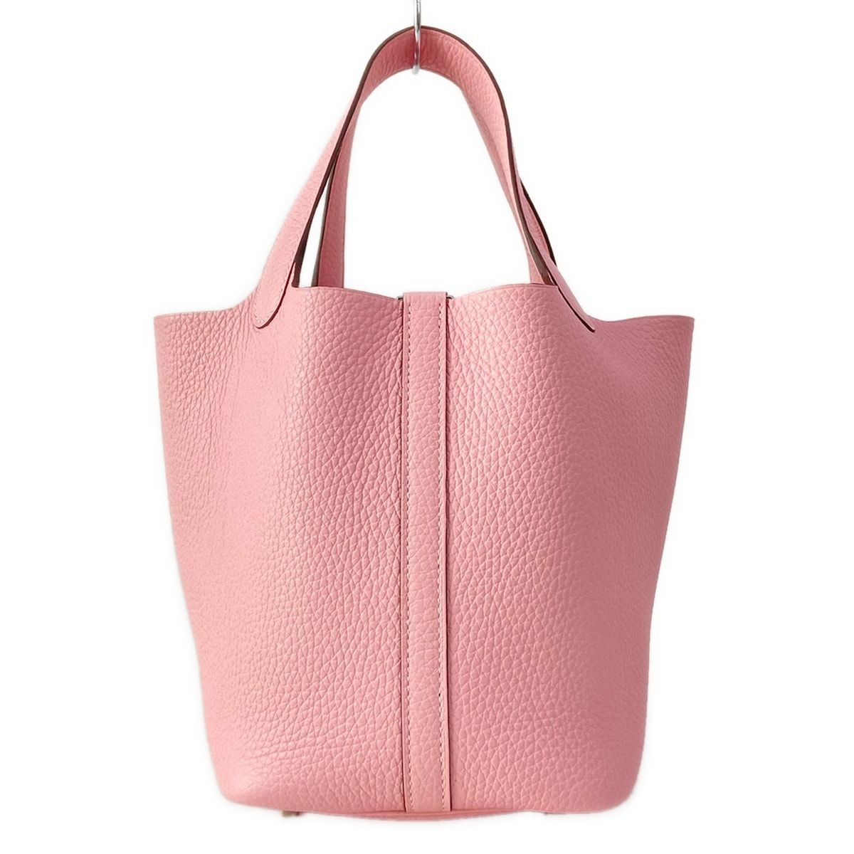 Hermes Handbag Picotin Lock PM Rose Sakura Silver — view 4