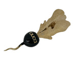 Gucci Brooch Gold Black Radish