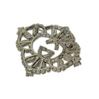 Gucci Brooch GG Silver Clear — view 2