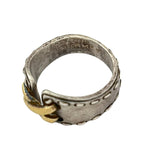 Hermes Ring 52 Silver Gold — view 6