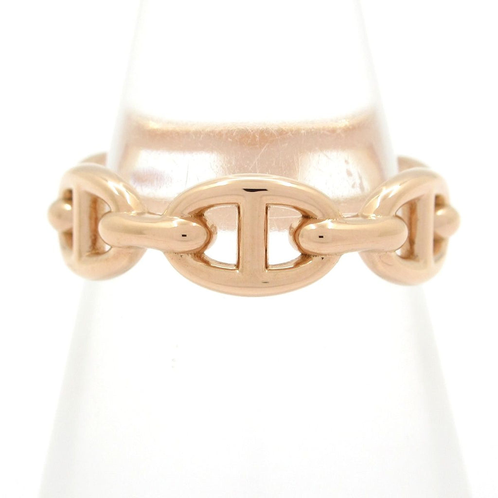 Hermes Ring 53 Chaine D'ancre PM 18k Pink Gold