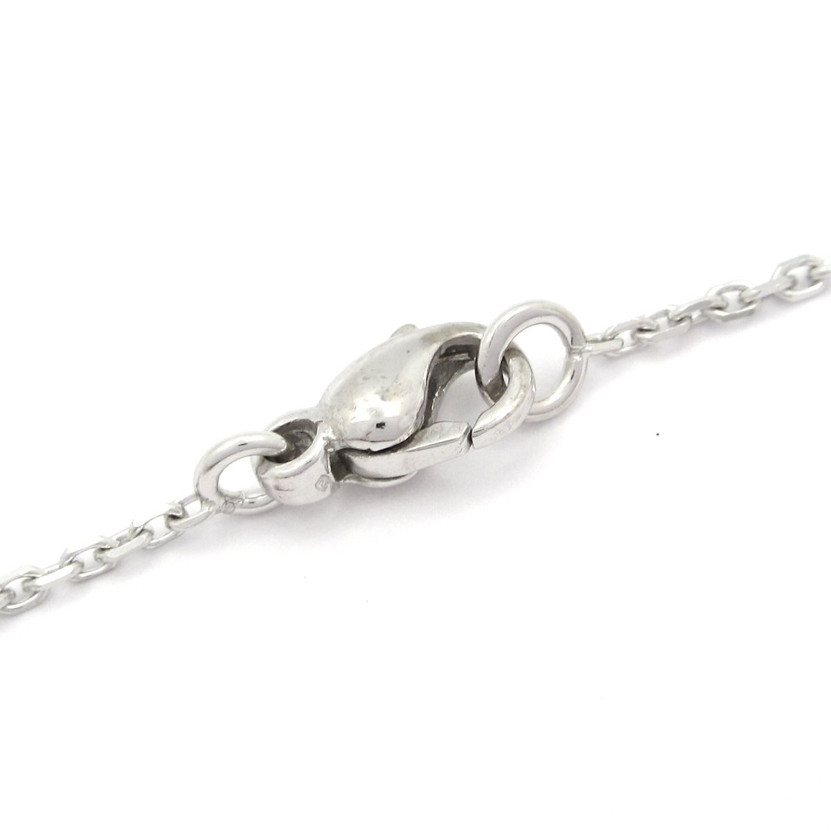 Van Cleef & Arpels Necklace Croix Cross 18k White Gold Diamond — view 4