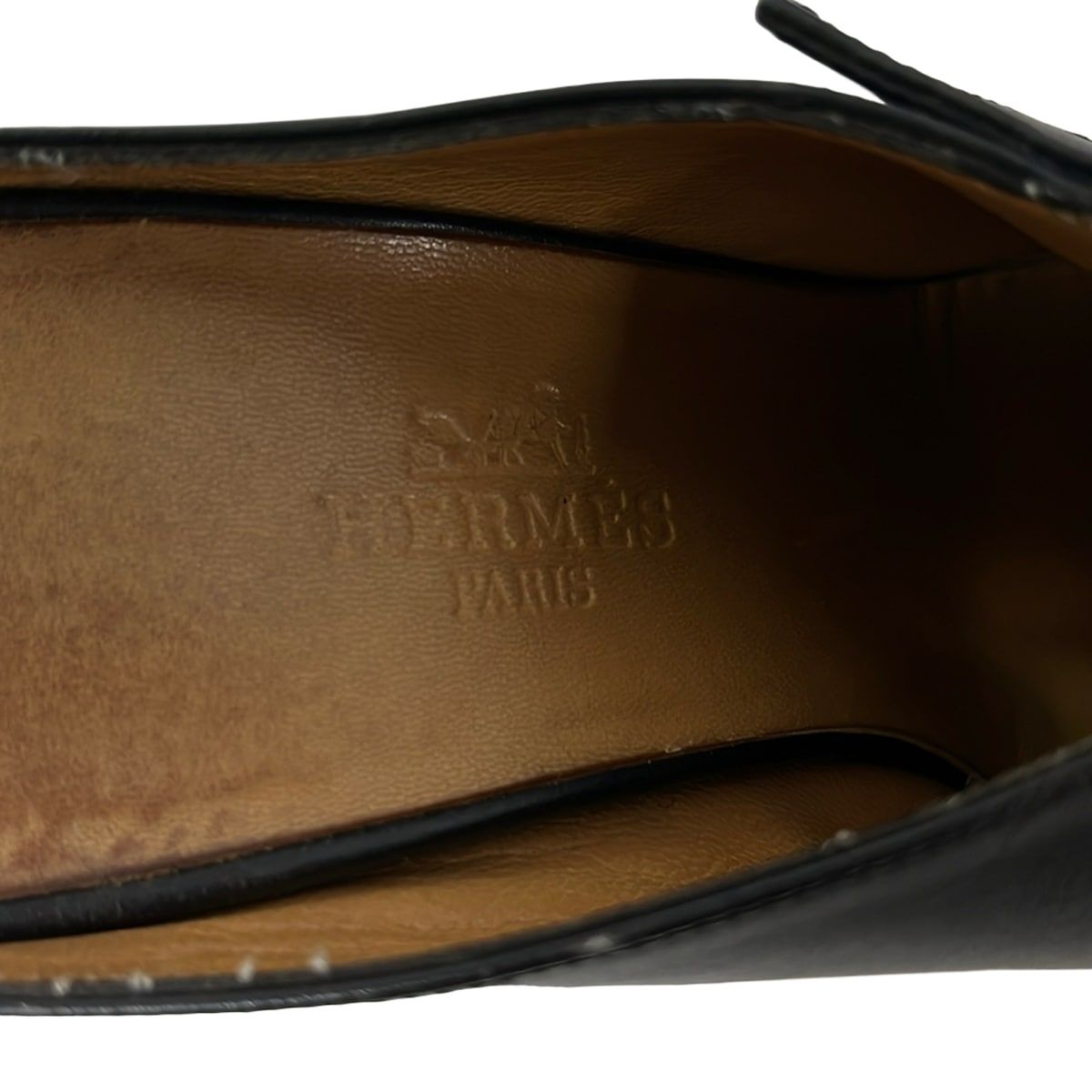 Hermes Mules 36 Black Leather — view 5