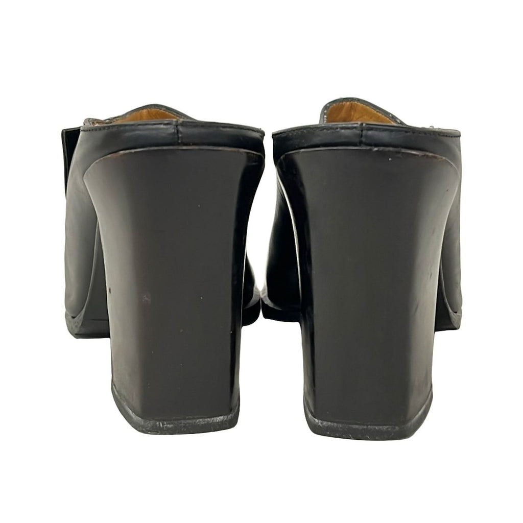 Hermes Mules 36 Black Leather — view 3