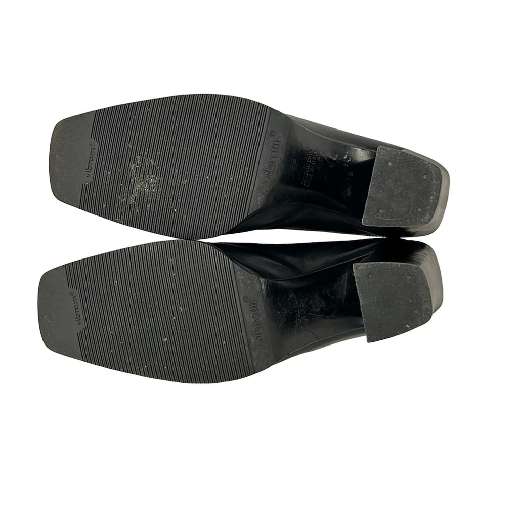 Hermes Mules 36 Black Leather — view 4