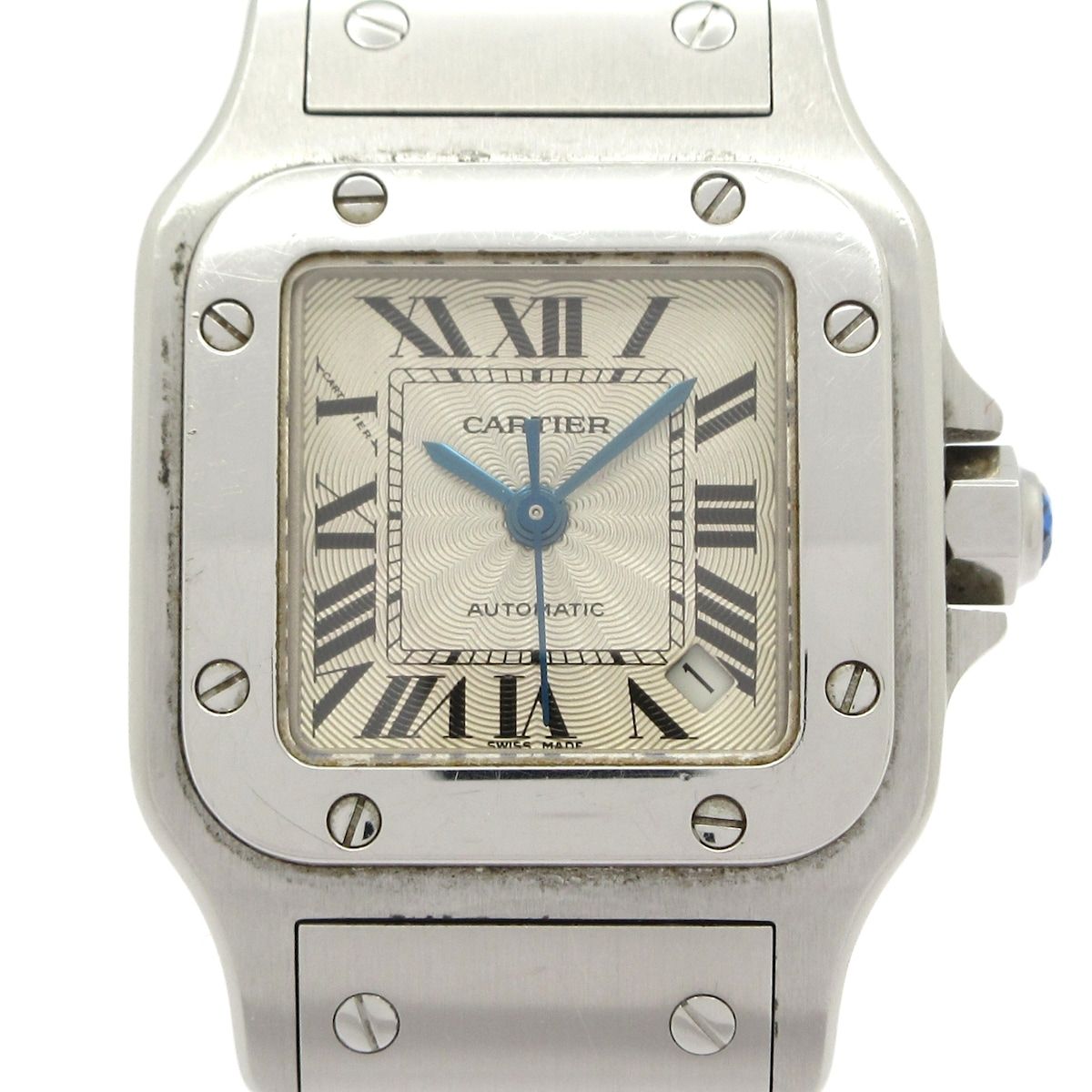 Cartier Watch Santos Galbe SM Required OH Ivory