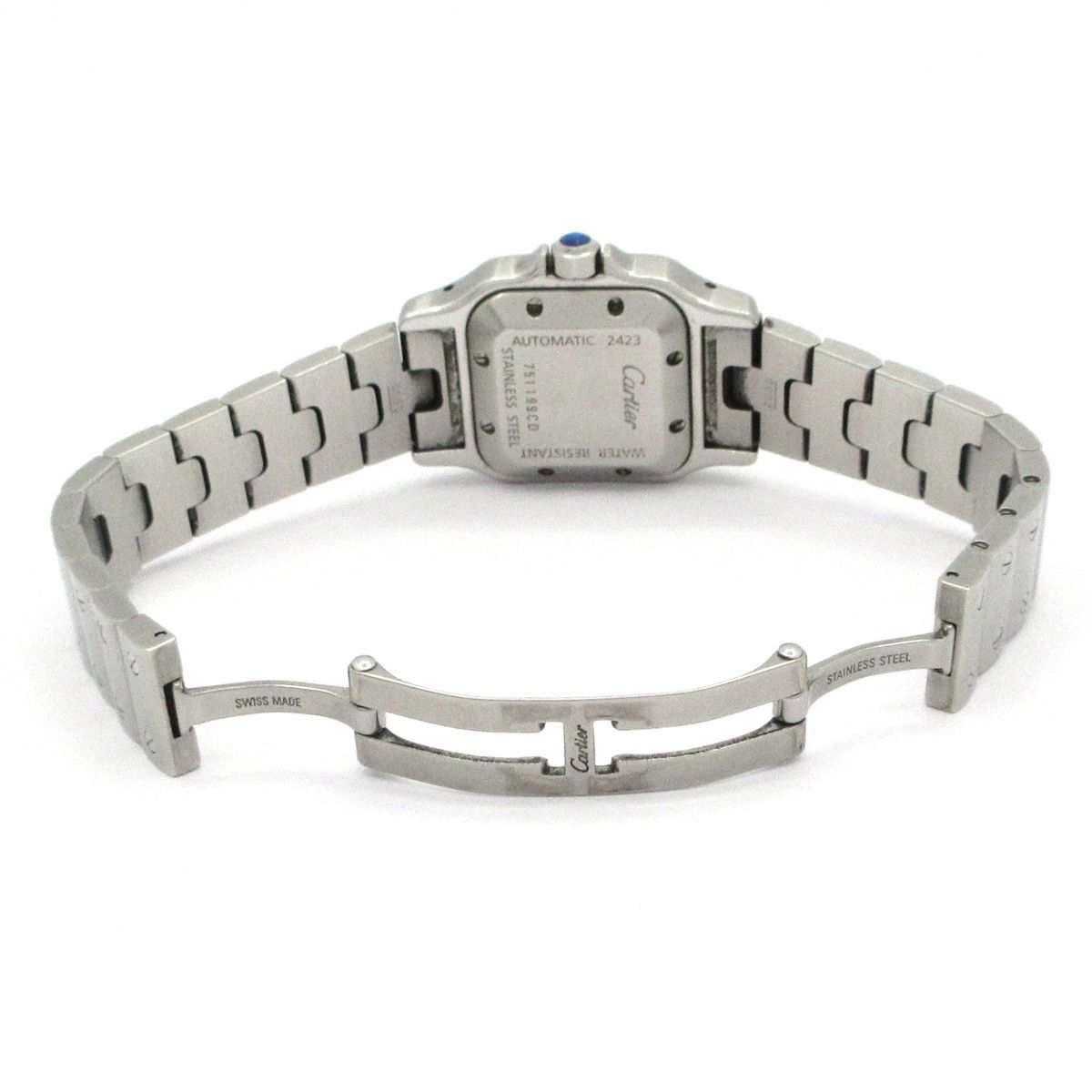 Cartier Watch Santos Galbe SM Required OH Ivory — view 7