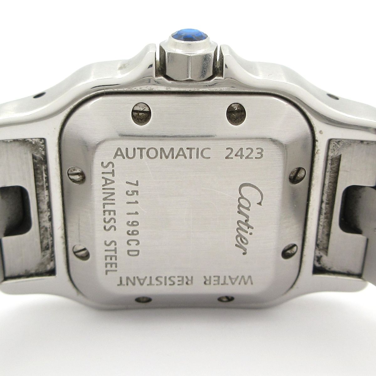 Cartier Watch Santos Galbe SM Required OH Ivory — view 3